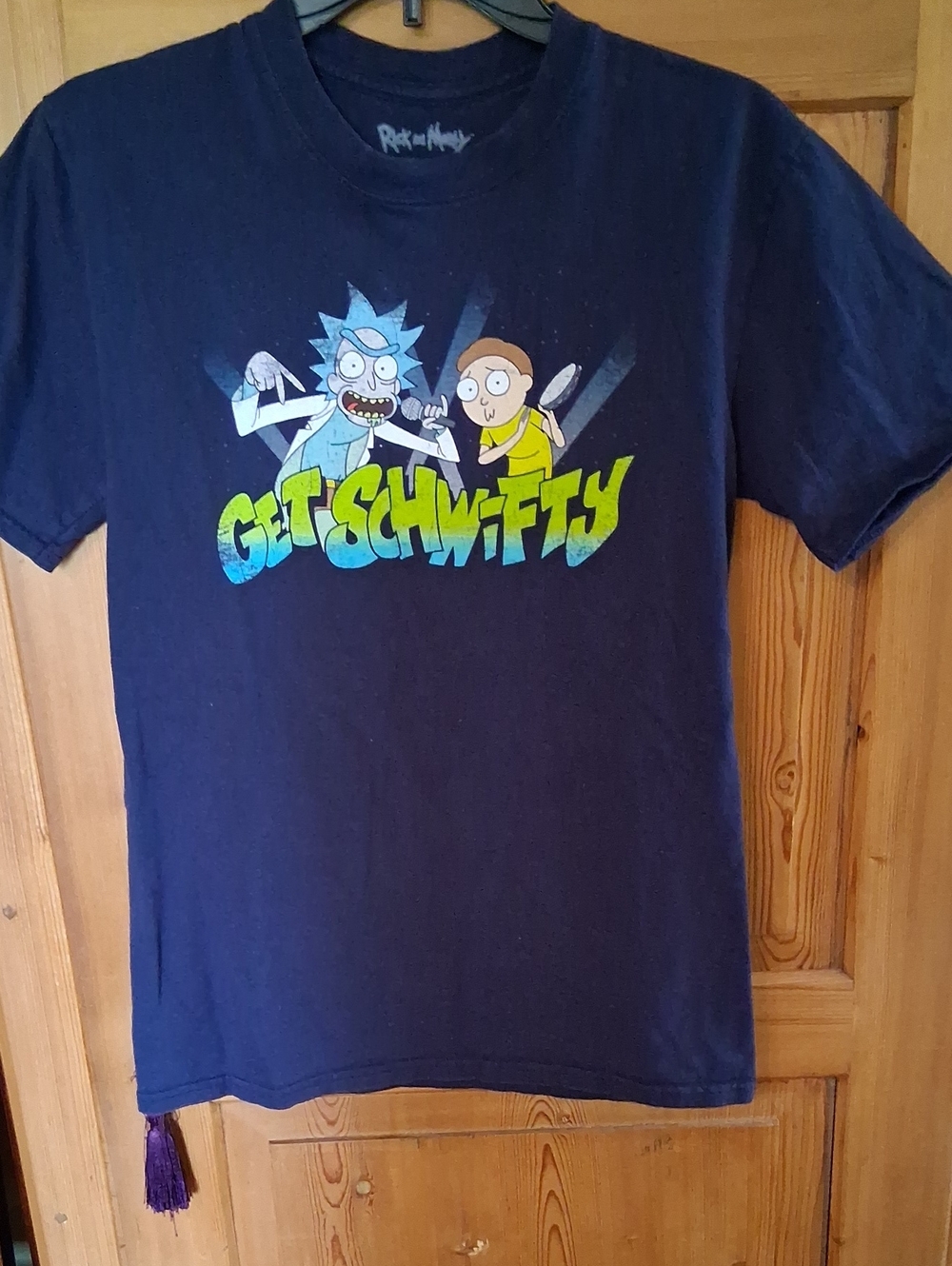 Kids Navy "Get Schwifty" Graphic Tee